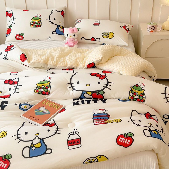 A급 산리오 헬로키티 겨울 다용도 이불