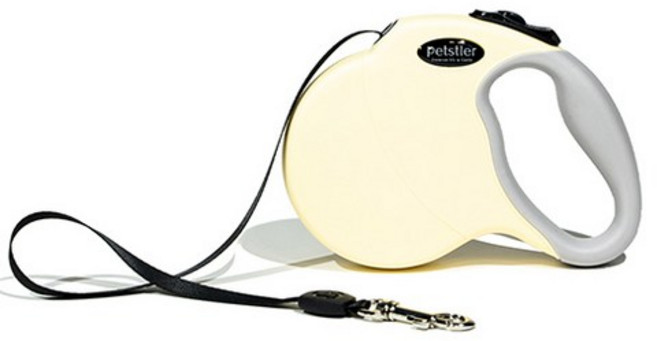 페슬러 반려동물 자동 리드줄 4m 산책줄 꼬임방지, 02.밀키옐로우, 1개