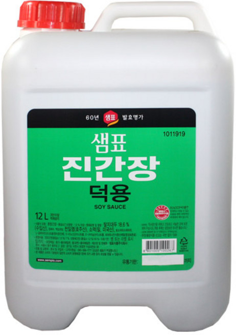 샘표 진간장 덕용, 12L, 1개