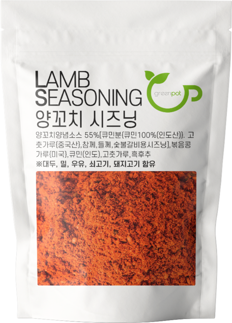 그린팟 시즈닝 선택형, 양꼬치500g, 1개, 500g