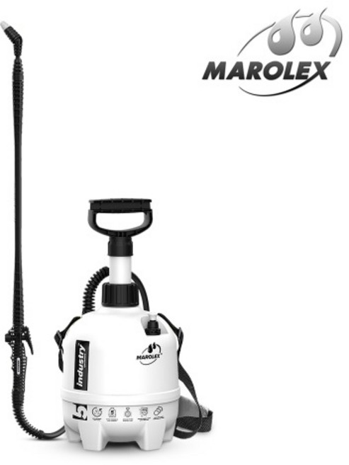 마로렉스 인더스트리 5L 압축 대형 분무기 원예 세차 액체비료 청소 소독, 1개