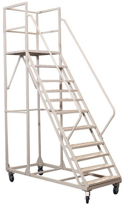 계단식 작업대 고소 2.5m 이동형 사다리 천장 공조 발판 엘리베이터 플랫폼, 1.8m x 0.7m