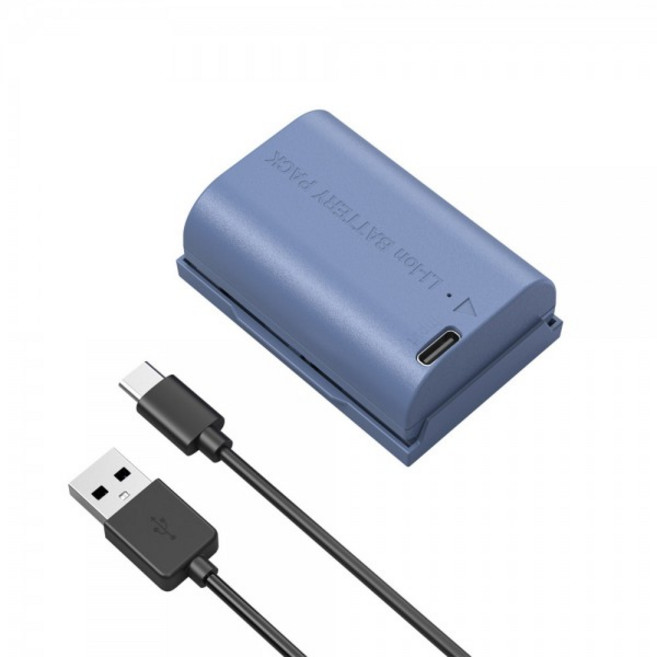 스몰리그 5406 캐논 LP-E6P 배터리 USB-C 충전식 / EOS R6 Mark3 R6 V R5 Mark2 BG-R20 / 5D Mark4 Mark3 Mark2, 1개