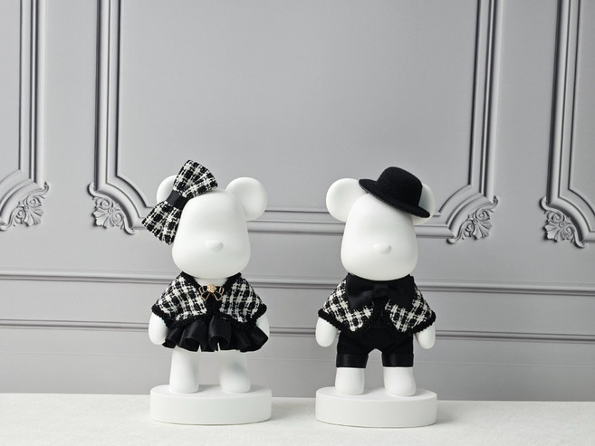 곰돌이커플세트 빅베어브릭 대형석고 석고방향제, 은은한비누꽃향