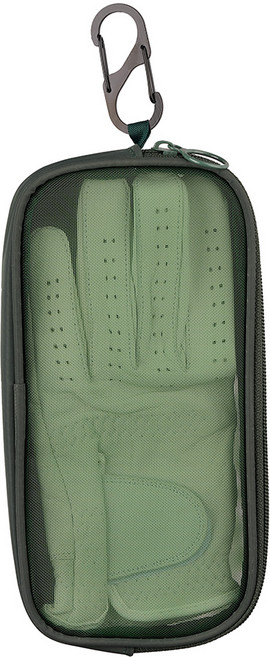 그린유니언 드라이 파우치 골프 장갑 걸이 건조기 케이스, 그린, 1세트