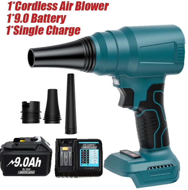 Makita 18V 배터리 용 무선 전기 송풍기 제트 터보 정원 잎 먼지 날리는, 01 CHINA