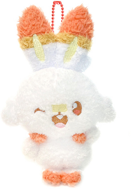 포켓몬스터 포켓피스 염버니 가방고리 키링 인형 18cm, 1개, 혼합