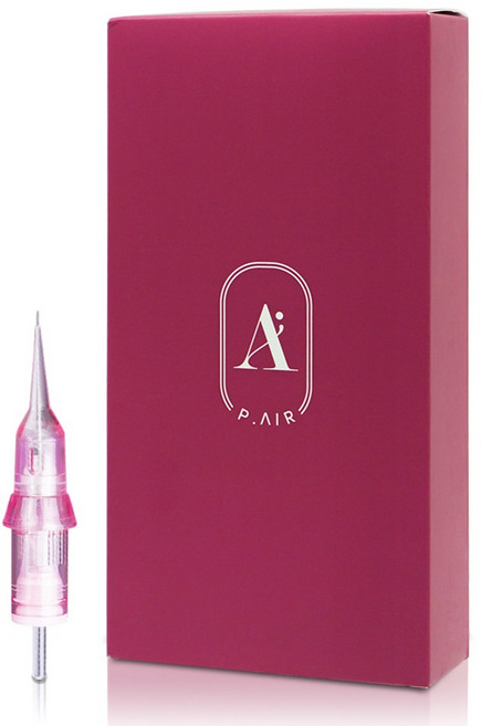 P.AIR 일회용 타투 핑크 니들 카트리지 20개입, 6개, AP-1201RL