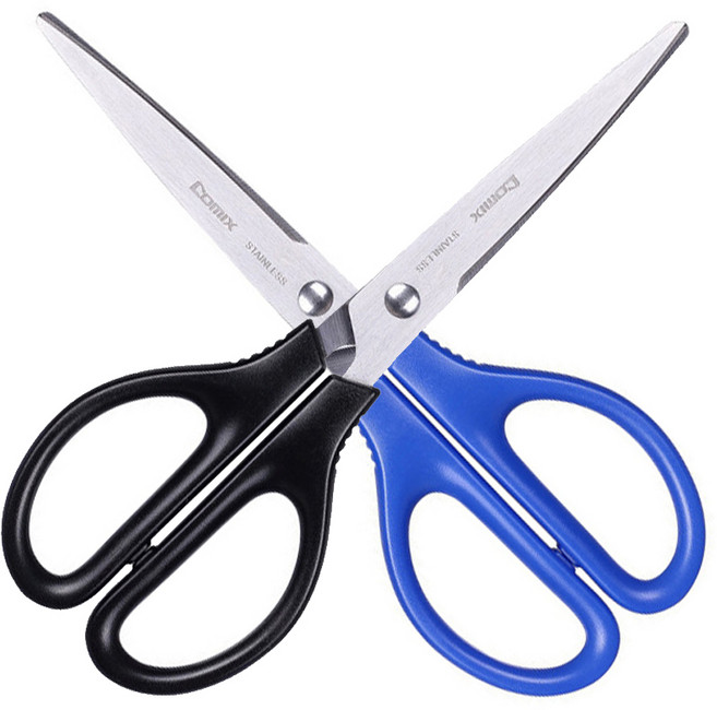 COMIX 코믹스 사무용 가위 B2715, 1개, 블루