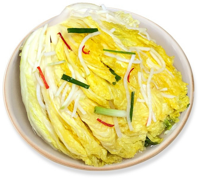 아삭아삭 시원한 전라도 백김치 100%국산 저온숙성, 2kg, 1개