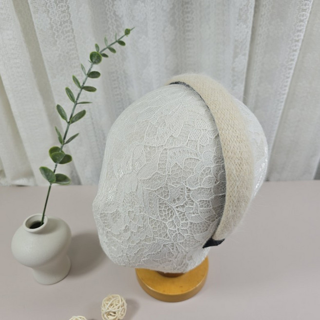 앙고라 겨울 파스텔 헤어밴드 크리스마스 청순 러블리 연말모임 머리띠