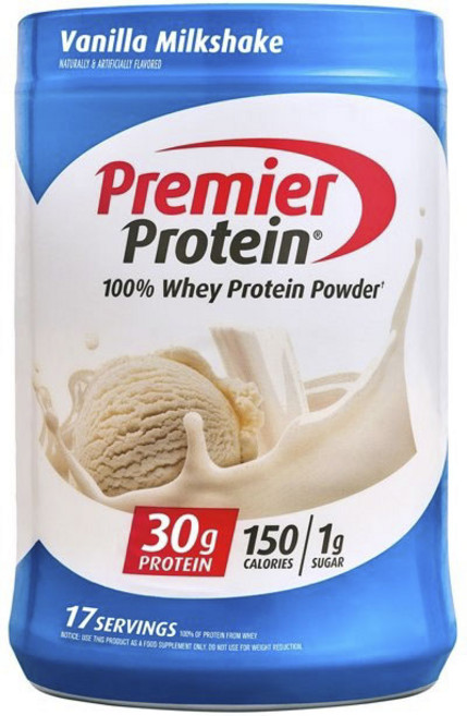 프리미어프로틴 프리미어 프로틴 바닐라 밀크셰이크 맛, 663g, 1개