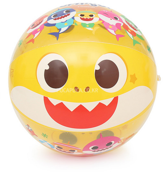 9000 핑크퐁 아기상어 비치볼 40 캐릭터 탱탱볼 어린이물놀이, 단품