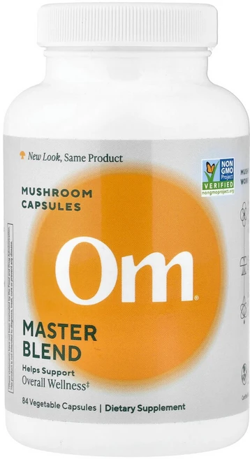 옴 머쉬룸 마스터 블렌드 84 베지 캡슐 영지 노루궁뎅이 버섯, 84정, 1개 - 쿠팡