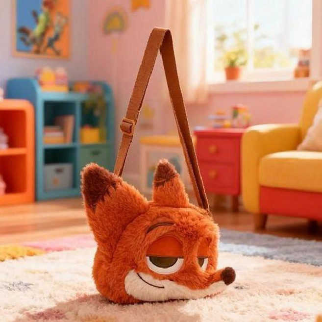 주토피아 potdemiel 닉 캐릭터 페이스 가방 크로스백 귀여운 데일리 핸드폰 미니백