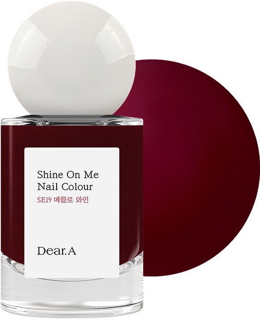 디어에이샤인 온 미 네일 컬러 택1, SE19 메를로 와인, 11ml, 1개
