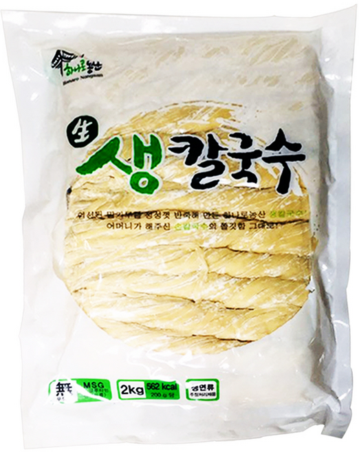 하나로 생칼국수2kg하나로, 2kg, 1개