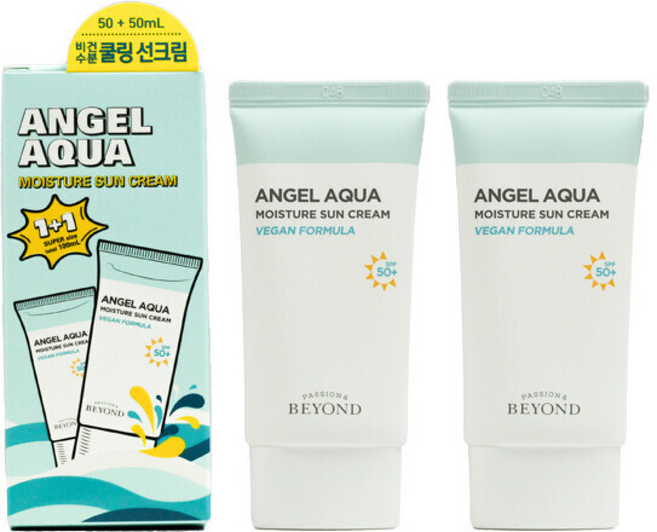 비욘드 엔젤 아쿠아 수분 선크림, 2개, 50ml