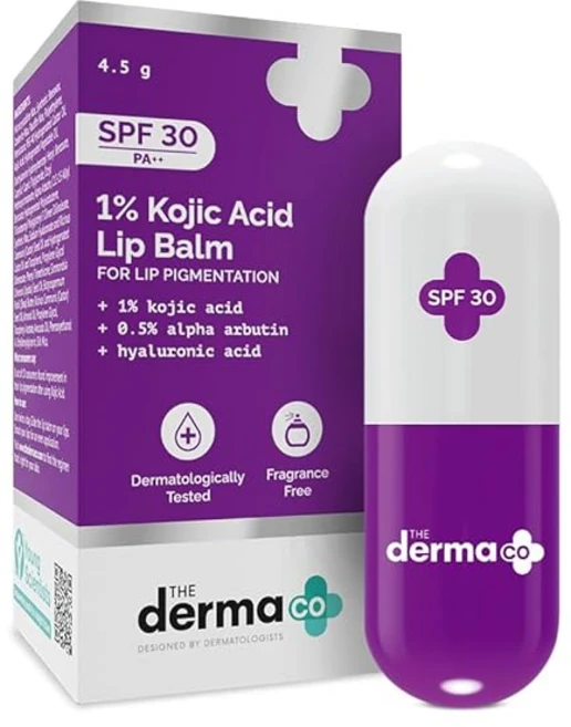 더더마코 1% 코직산 립밤 | 알파 알부틴 & 히알루론산 함유 | SPF 30 PA++, 1개, 4g, Off White - 쿠팡