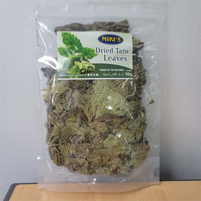 필사리사리 건조 타로 잎 (Dried Moringa Leaves) 50g, 1개