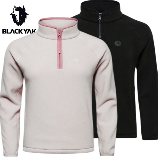 [백화점발송] 블랙야크 여성 후리스 겨울용 기모집업 티셔츠 방한 방풍 등산 캠핑 트레킹 골프 운동 이월상품 보온 기능성 긴팔
