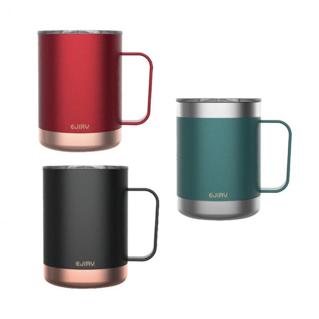 a1b2c3f 대용량텀블러 에지리 블랑 보온 머그 360ml-R 보온 보냉 빨대텀블러 보냉텀블러 대용량텀블러, 터키블루