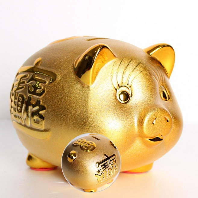 저금통 황금돼지 선물 특대형 대형 복돼지 집들이, 대대, 1개