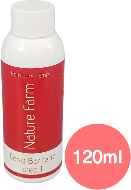 네이처팜 이지 박테리아 스텝 1 120ml 고농축 암모니아 아질산제거제 STEP 스탭 네이처스텝 법인몰정품제품, 1개