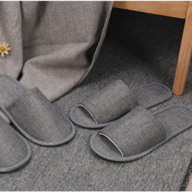 여행용 실내화 호텔 초경량 슬리퍼 일회용 병원 5P 병원 5P 거실화, 본상품선택, 5개입_트임 그레이, 1개