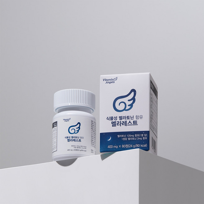 식물성 멜라토닌 함유 멜라레스트 400mgx60정 (2개월분) 몽모랑시 타트체리추출물, 1개, 60정