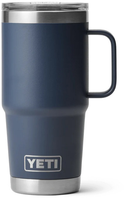 예티 램블러 20oz 텀블러 트라벨 머그컵 마그넷 뚜껑포함 6종 591ml YETI RAMBLER TRAVEL MUG, 네이비, 1개