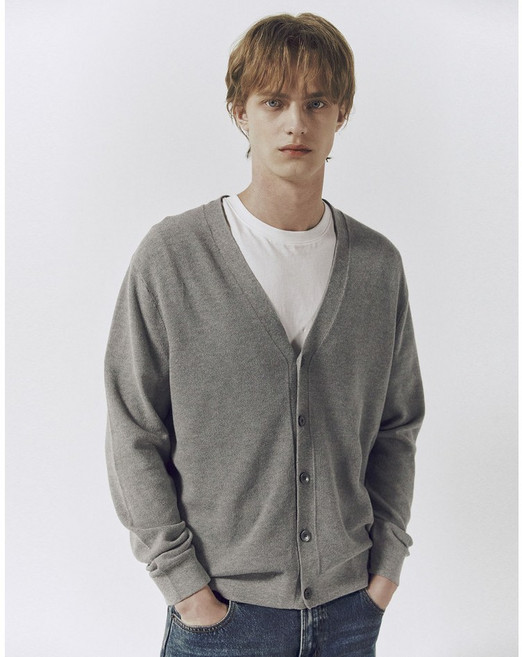 [지오다노] 스티치 브이넥 긴팔 니트 가디건 (12GG) 01 05 6512