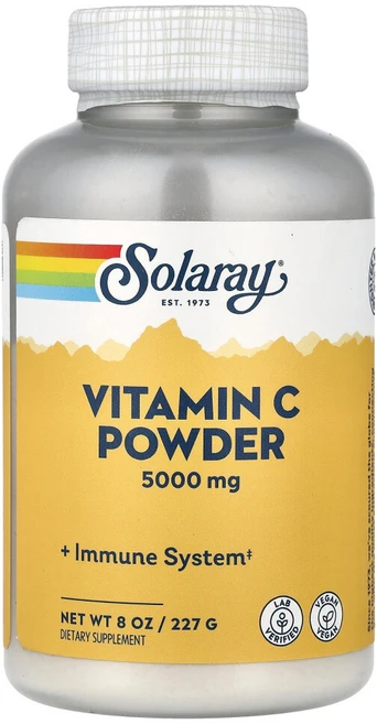 솔라레이 비타민C 파우더 5000mg 227g(8oz), 1개, 227g - 쿠팡