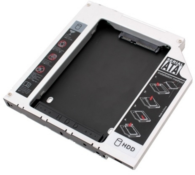 Coms [ES101] Coms 노트북용 멀티부스트 HDD/SSD 추가 설치용(12.7mm)