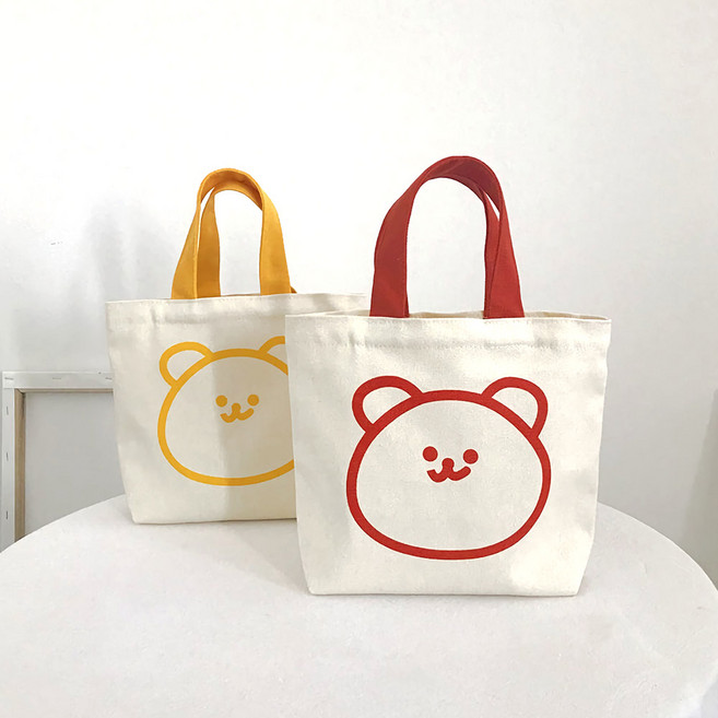 스마일 에코백 여성가방 캔버스백 미니백 크로스백 천가방 미니백 손목가방 보조가방