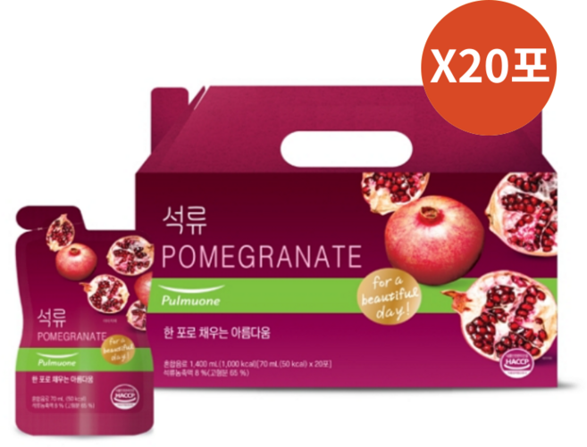 풀무원녹즙 석류즙, 1박스, 1.4L
