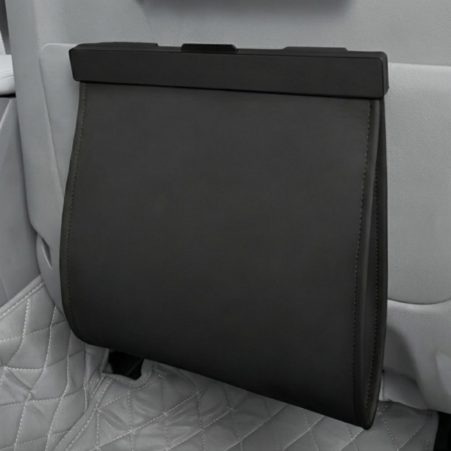 아르토 3세대 차량용 쓰레기통, 1개, 매트 블랙