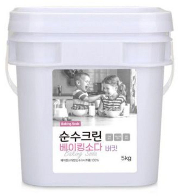 KG커머스 순수크린 베이킹소다 대용량 5KG 버킷타입 /다목적세정제, 1개