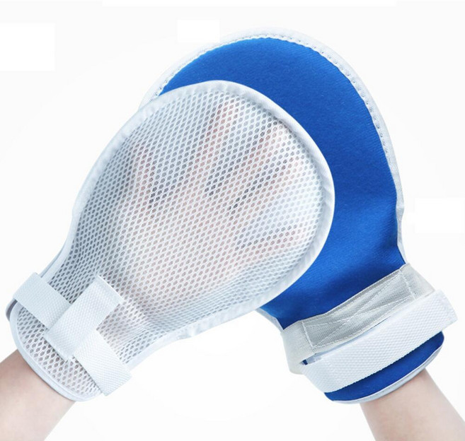 썬코 억제장갑 치매용품 손목억제대 환자용치매장갑 치매손장갑 손억제대 손 억지대 싸개 장갑 치메 사고방지 환자용, 단면메쉬치매장갑A, 1개