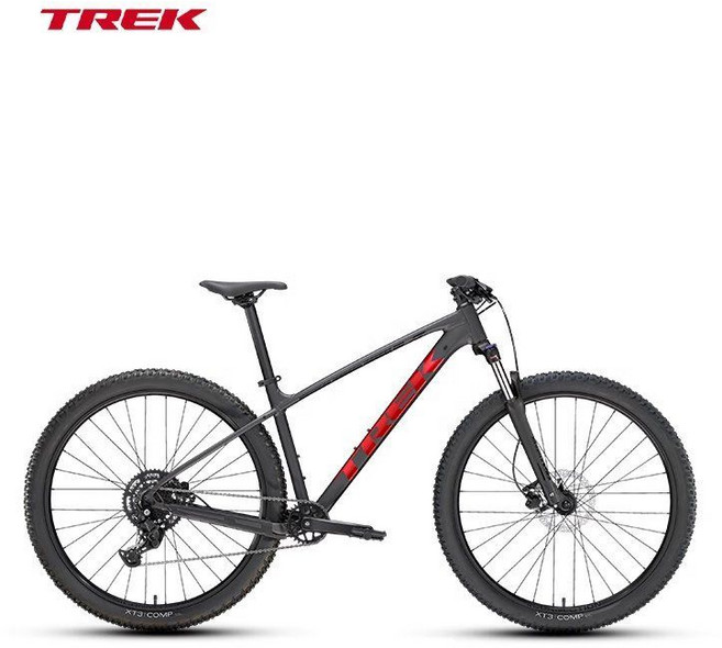 트렉 TREK 주니어 자전거 마린 5 오프로드 9단 마운틴 하드테일 바이크, 27.5 인치 / 9단, 1개, 매트 그레이 블랙