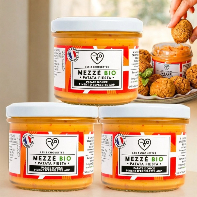프랑스 레트루아슈엣 고구마 에스펠레트 칠리 스프레드 잼 100g x3병, 3개