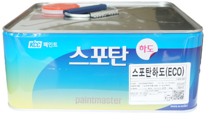 KCC 옥상방수 우레탄페인트 스포탄 하도 4kg 투명, 1개