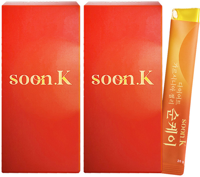 혈당 쾌변 다이어트 탄수화물 붓기 다이어트젤리 컷팅젤리 빠른 체지방 감량 효과 soon.K_280g, 2개, 280g