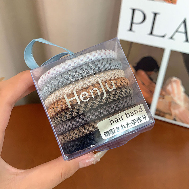 Henju 編織髮圈 高彈力
