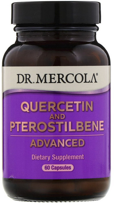 DR. MERCOLA 槲皮素紫檀芪進階配方膠囊, 60顆, 1罐