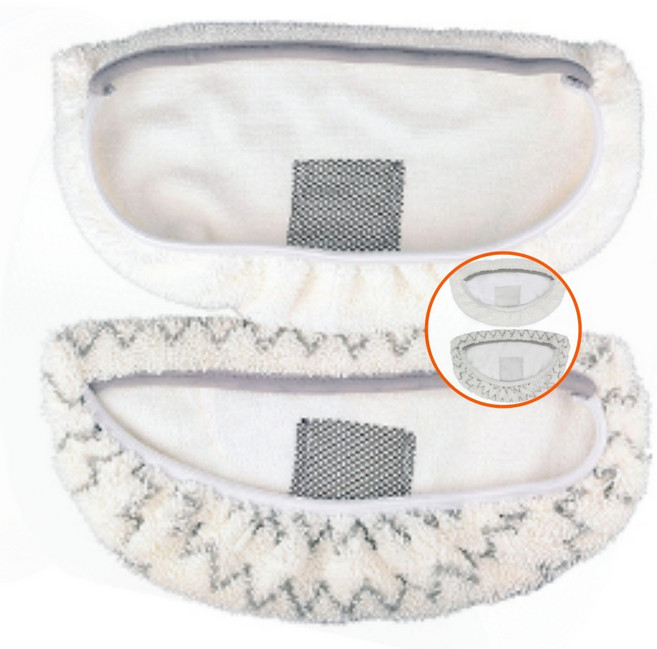 스팀청소기 걸레 교체용 찌든때 미니 슬림 백스팀 청소, 1개, 비쎌찌든때용(슬림디럭스)