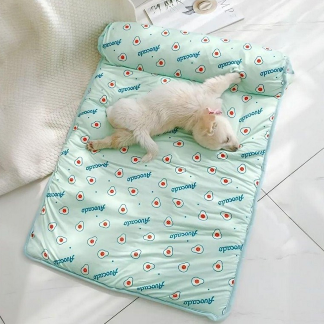 강아지 고양이 애견 방석 쿨매트 매트 침대 냉감패드 방석 강아지 애견 쿨링 고양이쿨 쿨, 핑크, 1개