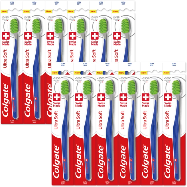 콜게이트 칫솔 스위스 울트라 소프트(1입) x 12팩, 12개, 1개입 - 쿠팡