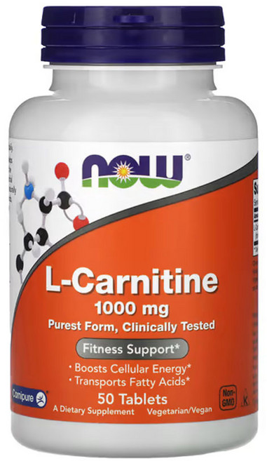 나우푸드 l-카르니틴 1 000mg 50정, 1개