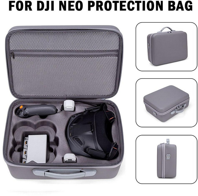드론 박스 가방 하드케이스 DJI NEO 고글 N3 FPV 케이스용 어깨 끈 운반 케이스 K3U1용 휴대용 보관, [01] 옵션1, 1개